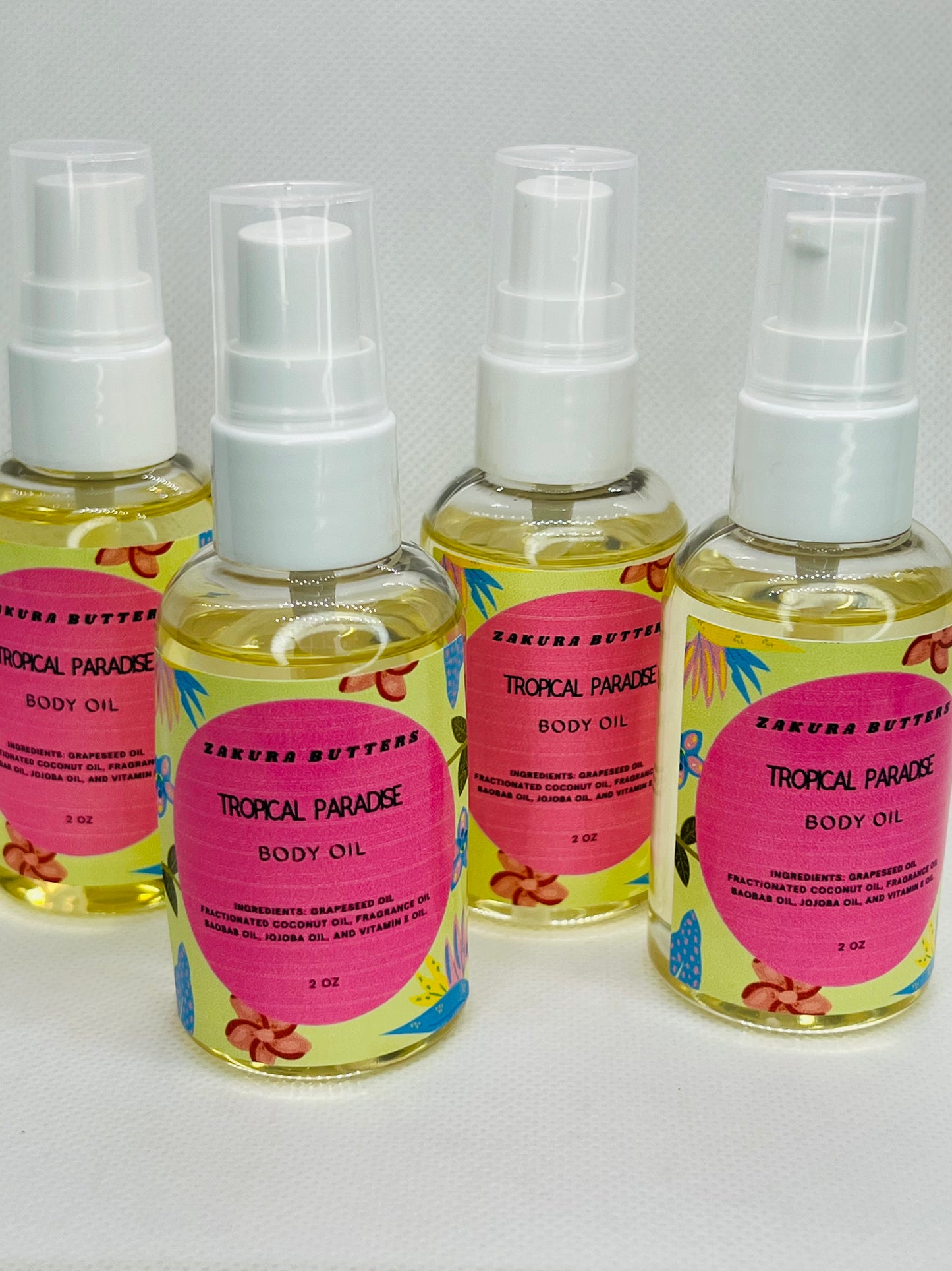 Tropical paradise Body oil 2 oz