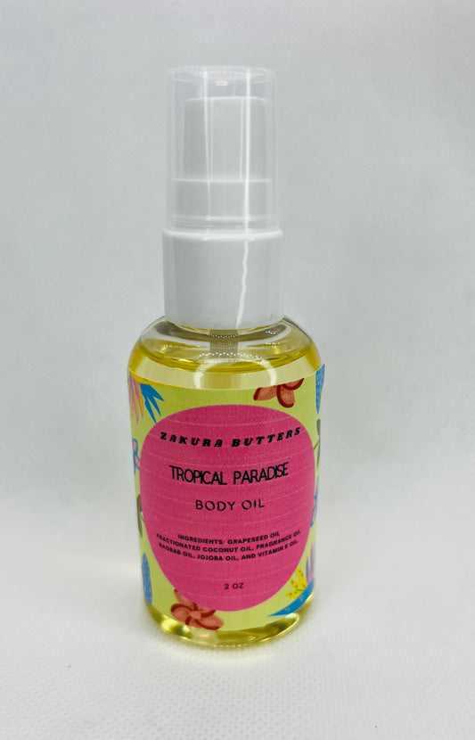 Tropical paradise Body oil 2 oz